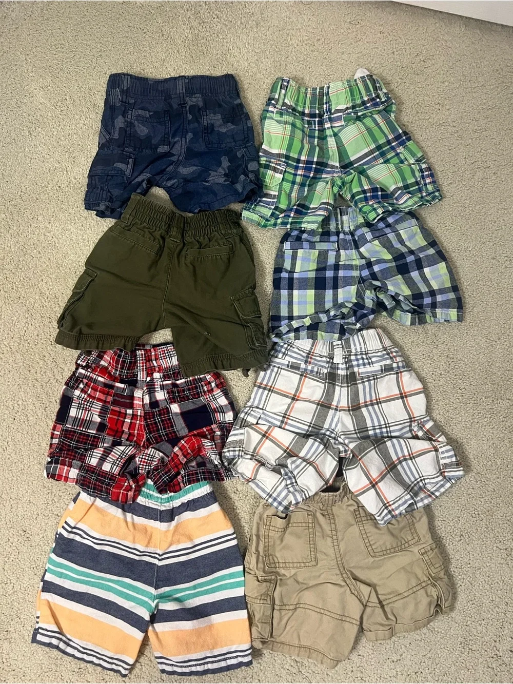 8 pairs of Gymboree 12-18 month shorts (IN#25)